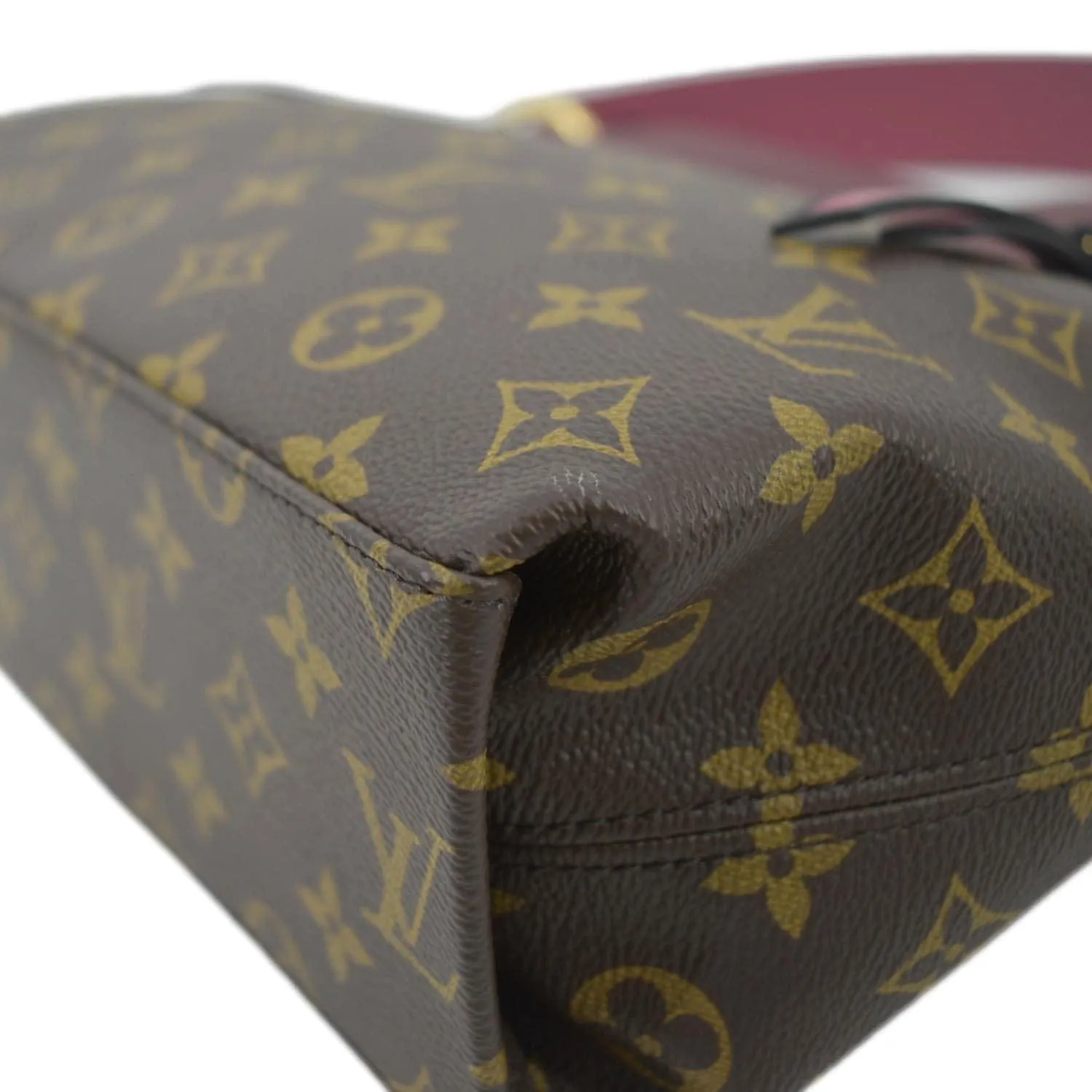 LOUIS VUITTON Tuileries Besace Monogram Canvas Shoulder Bag Bruyere