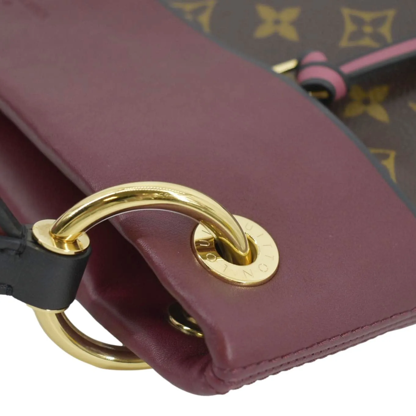 LOUIS VUITTON Tuileries Besace Monogram Canvas Shoulder Bag Bruyere