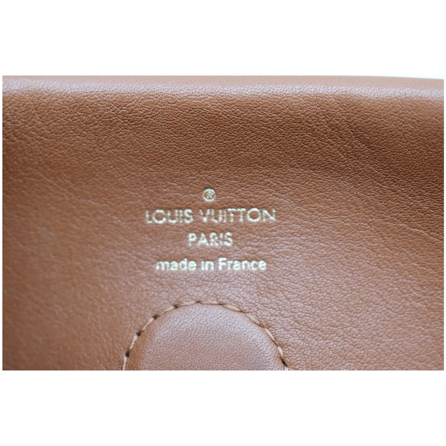 LOUIS VUITTON Tuileries Besace Monogram Canvas Shoulder Bag Caramel