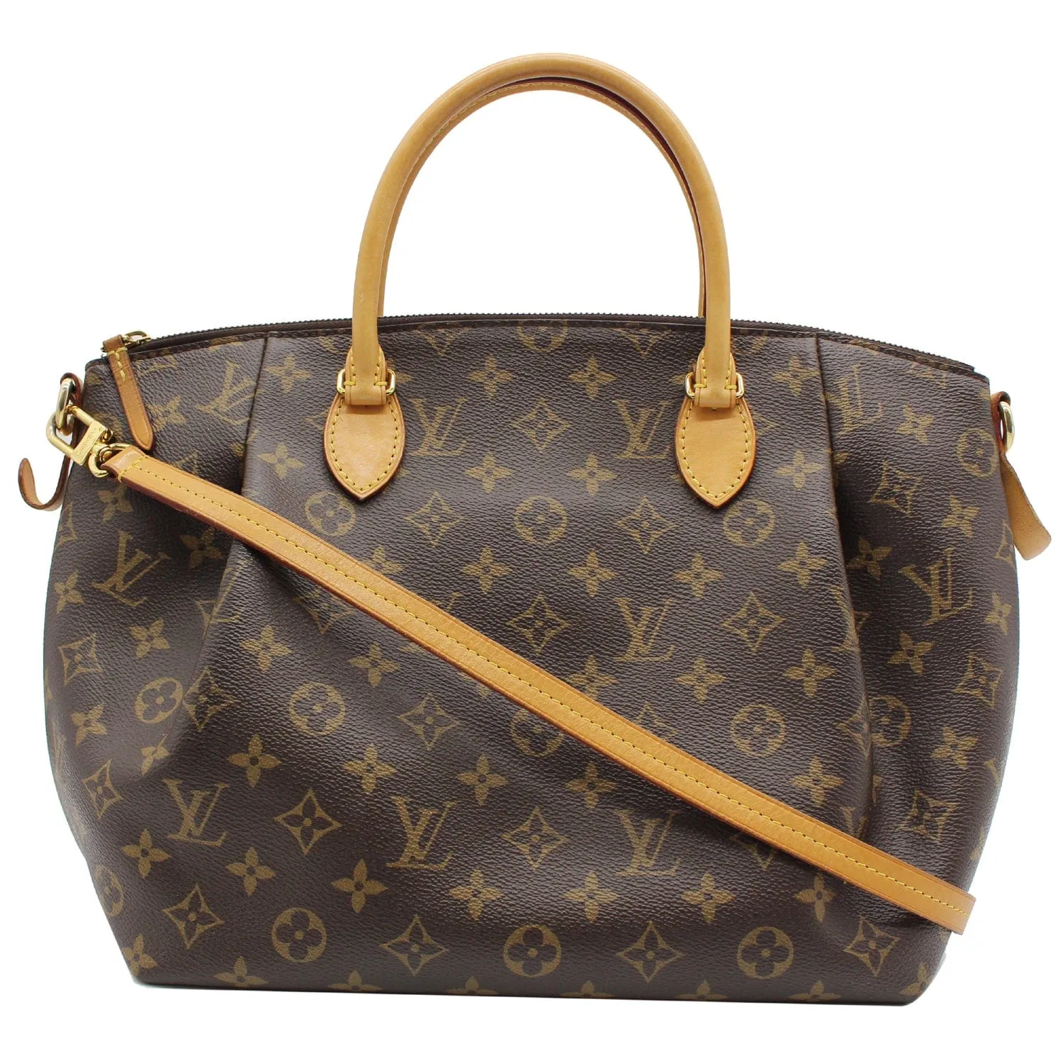 LOUIS VUITTON Turenne MM Monogram Canvas 2Way Shoulder Bag Brown