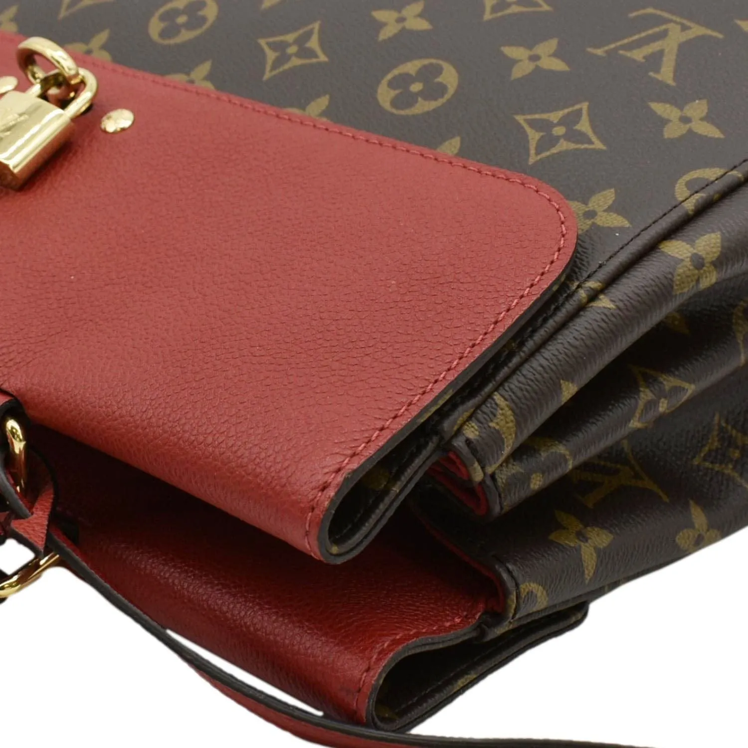 LOUIS VUITTON Venus Monogram Canvas 2way Shoulder Bag Cherry