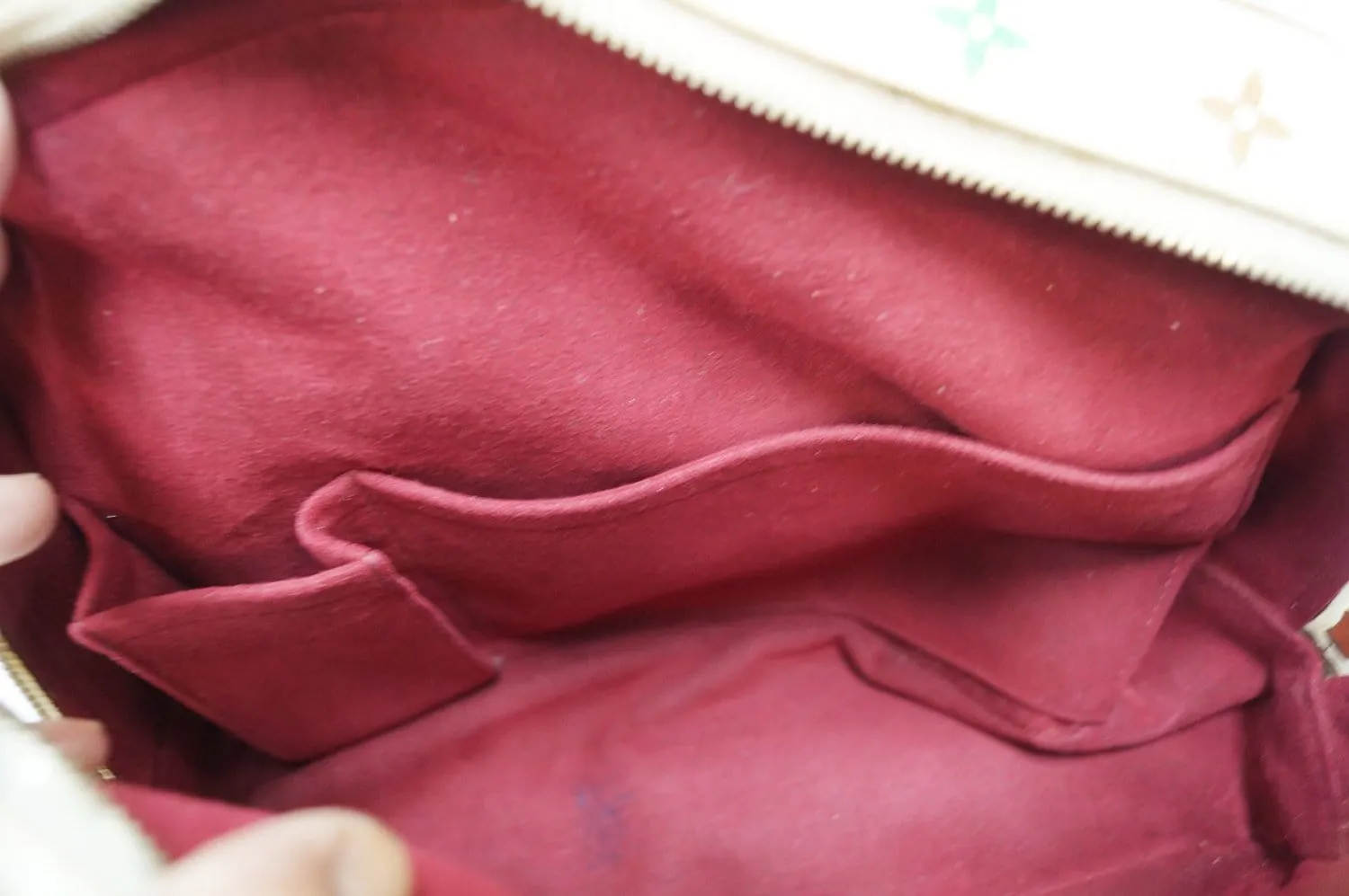LOUIS VUITTON White Monogram Multicolor Trouville Satchel Bag - Sale