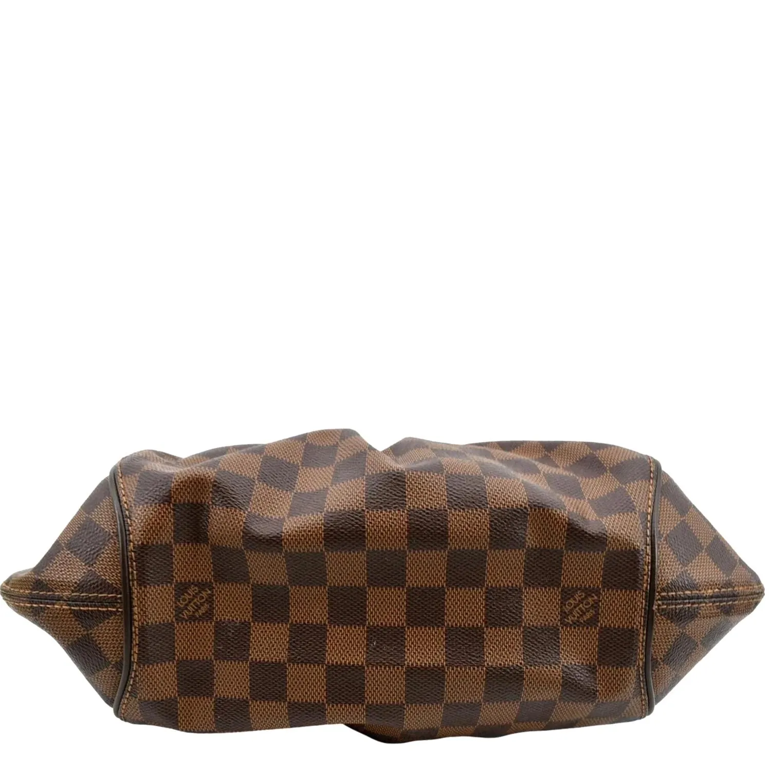 LOUIS VUITTON Women Sistina PM Damier Ebene Shoulder Bag Brown