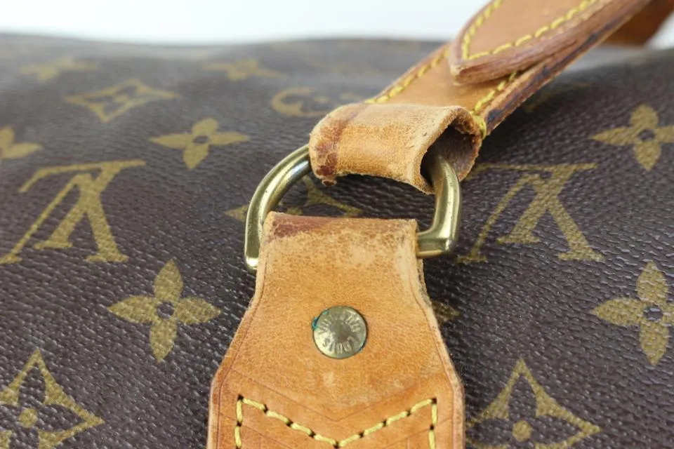 Louis Vuitton XL Monogram Sac Polochon 70 Keepall Bandouliere 64lz429s