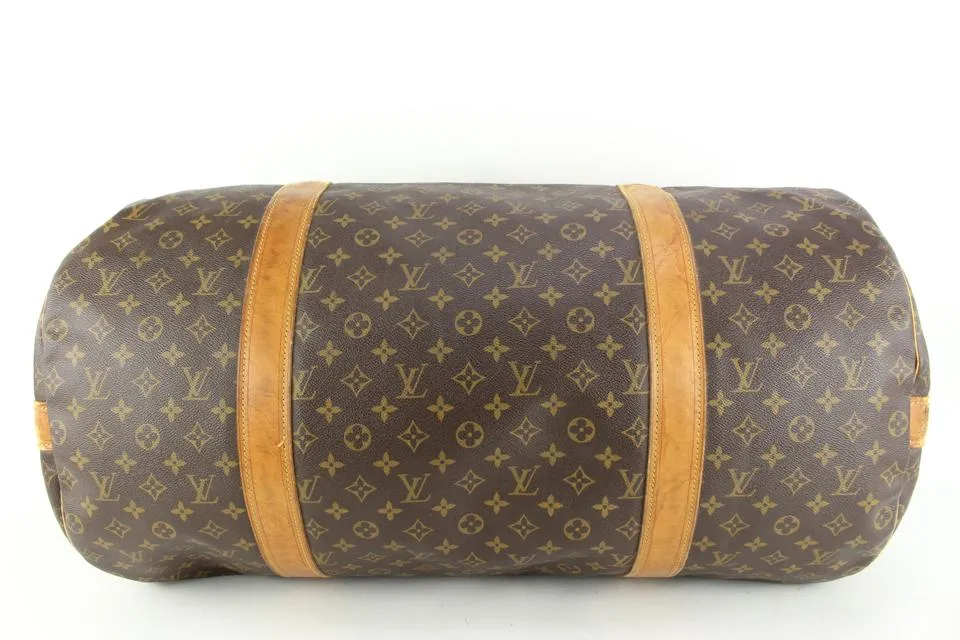 Louis Vuitton XL Monogram Sac Polochon 70 Keepall Bandouliere 64lz429s