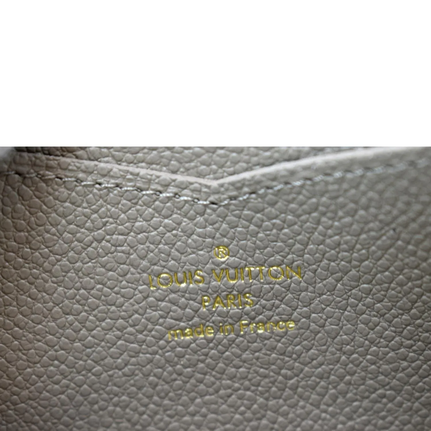 Louis Vuitton Zippy Coin Purse Monogram Empreinte Leather Tourterelle Beige