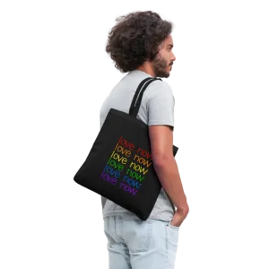 Love Now Rainbow Pride Tote Bag