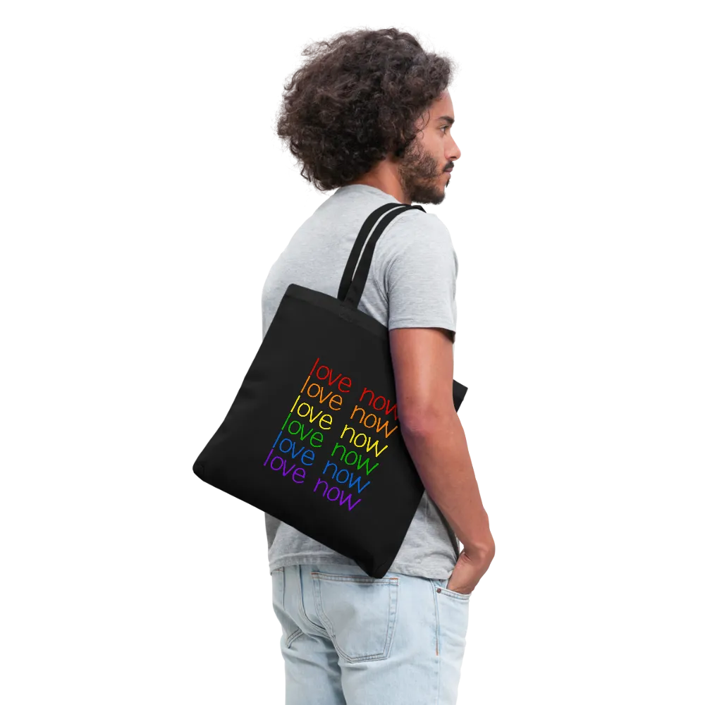 Love Now Rainbow Pride Tote Bag