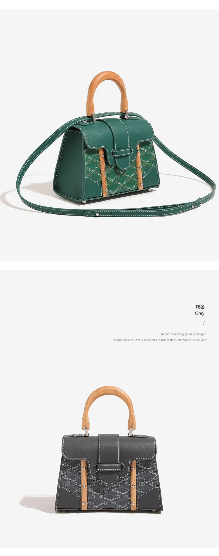 Luxury Brand Retro Vintage Dog Tooth Saigon Handbag with High Texture Fashionable and Casual Diagonal Cross Small Square Bag