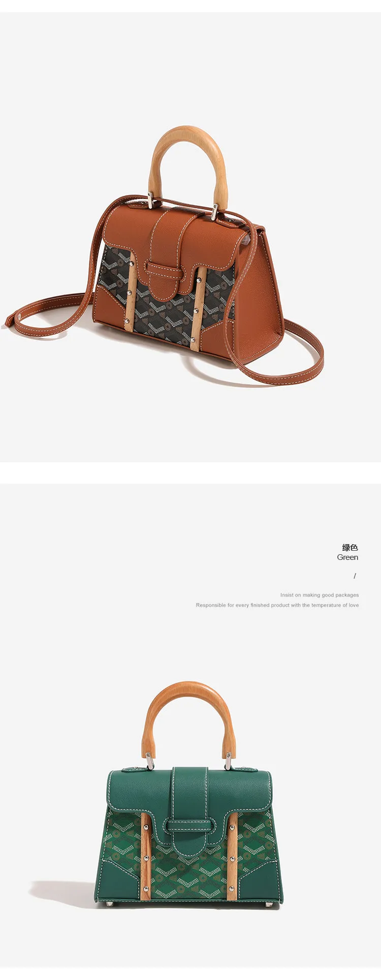 Luxury Brand Retro Vintage Dog Tooth Saigon Handbag with High Texture Fashionable and Casual Diagonal Cross Small Square Bag