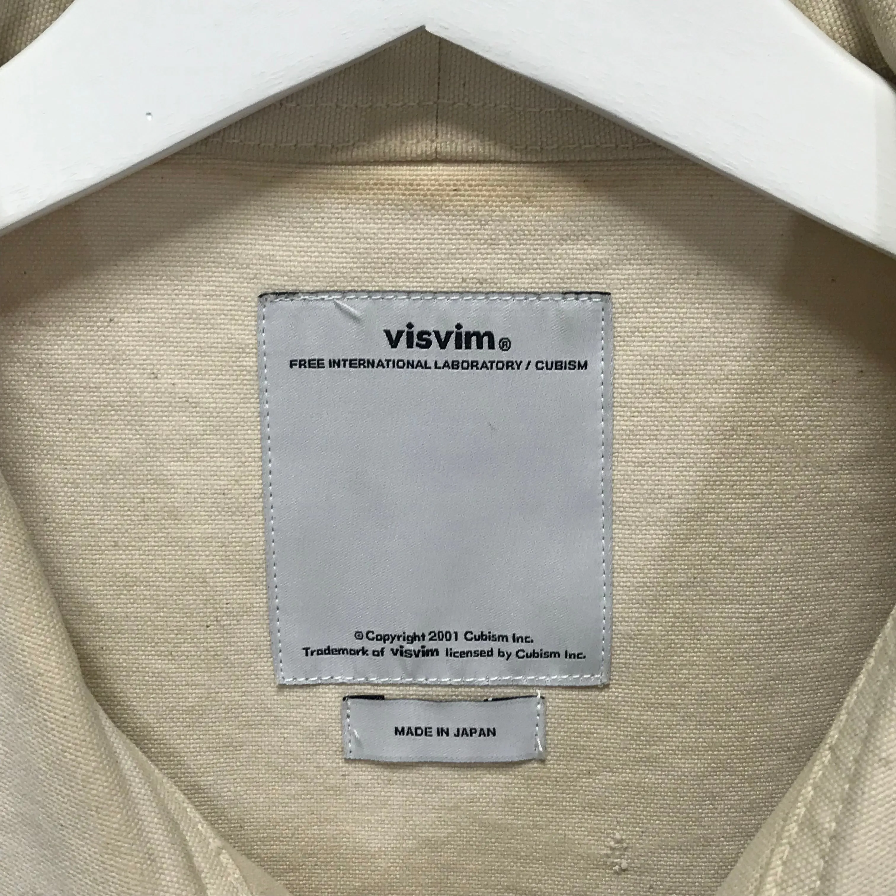 [M] Visvim Benny Coverall Jacket Ivory