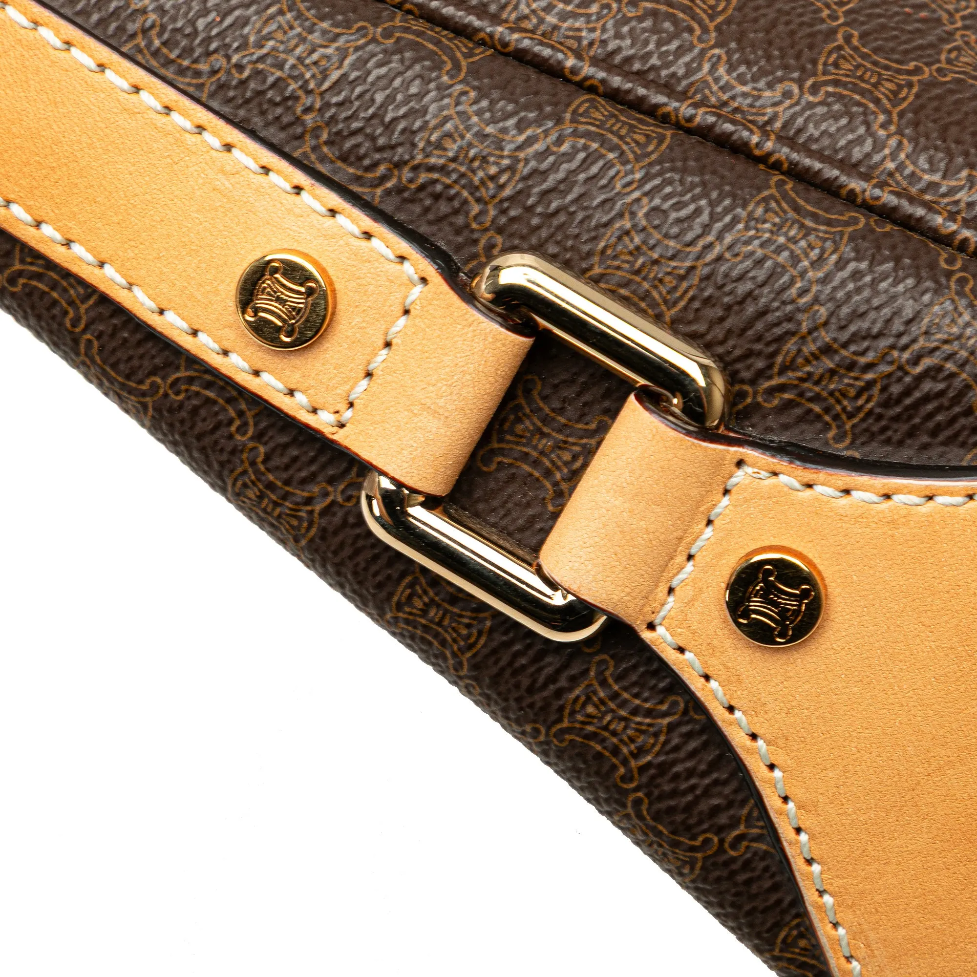 Macadam Coated Canvas Shoulder Bag