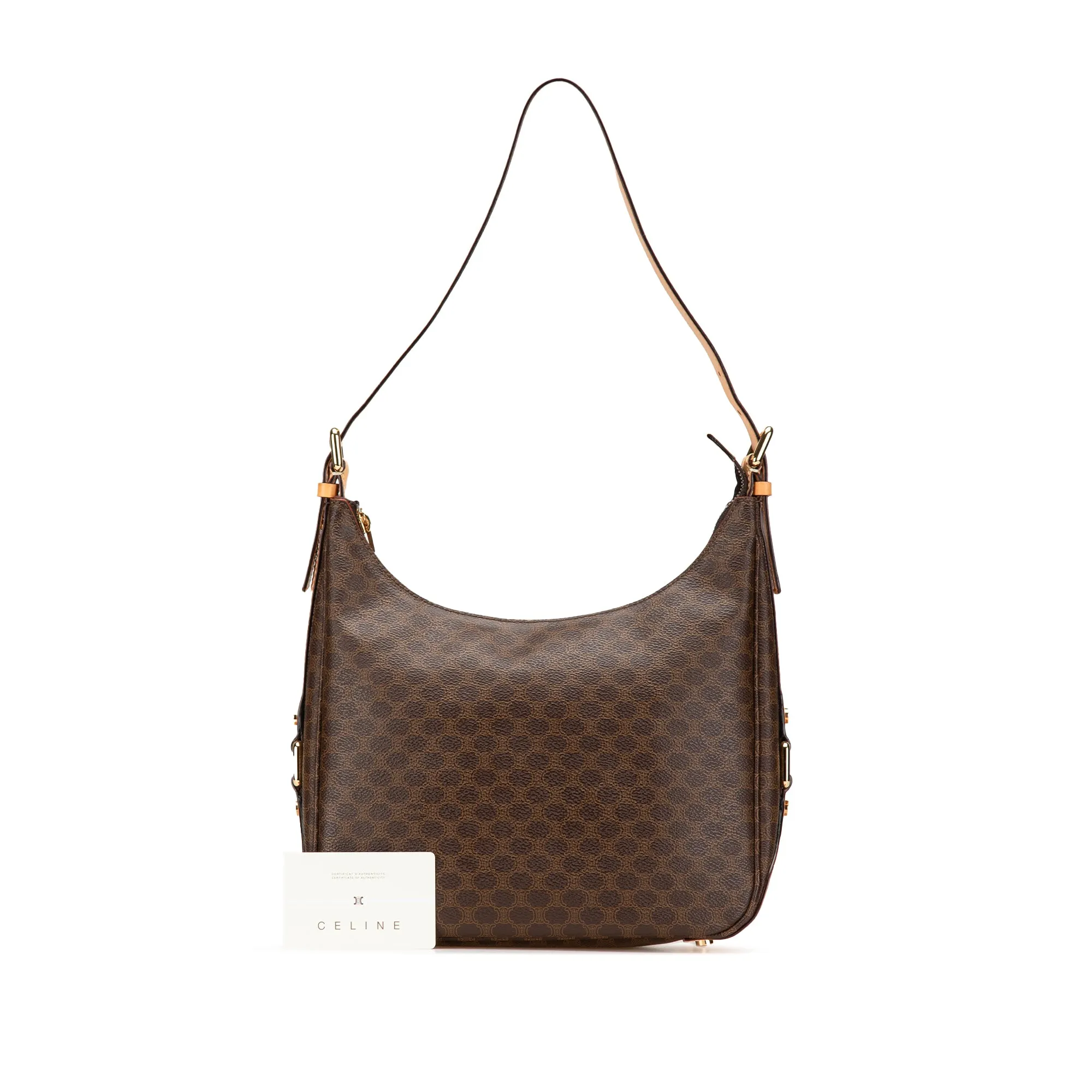 Macadam Coated Canvas Shoulder Bag