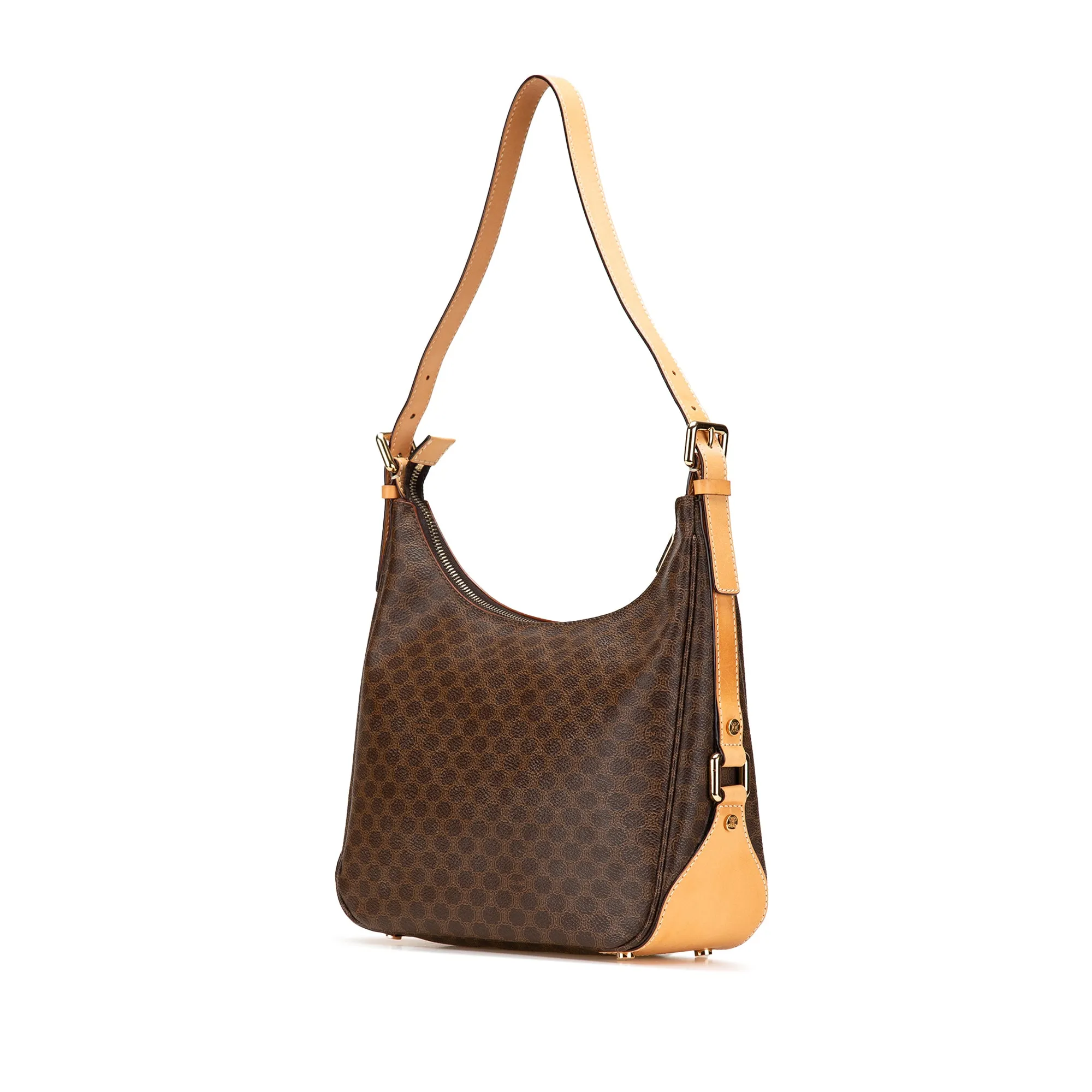 Macadam Coated Canvas Shoulder Bag