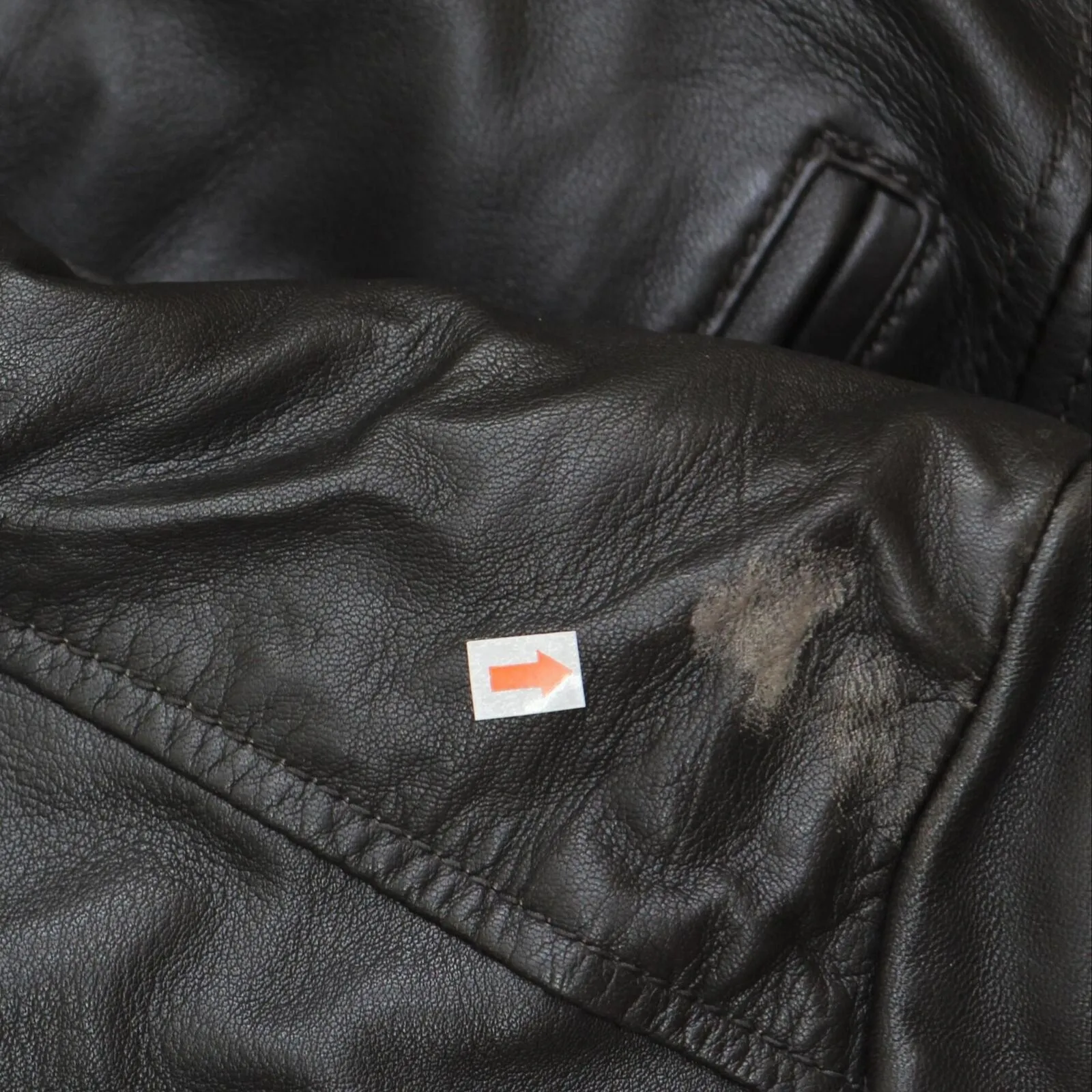 Marc New York By Andrew Marc Men's Leather Moto Jacket Espresso Dark Brown M