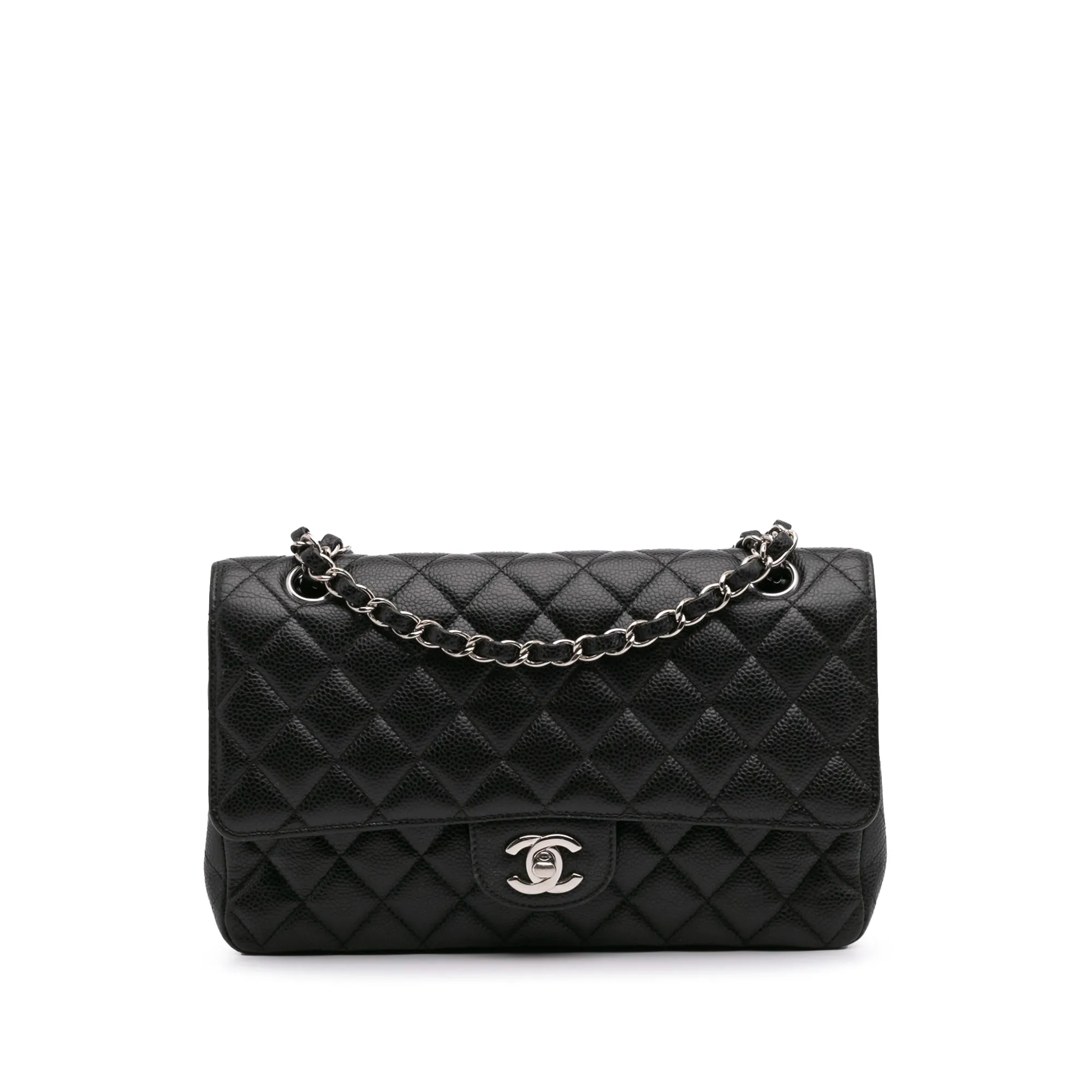 Medium Classic Caviar Double Flap