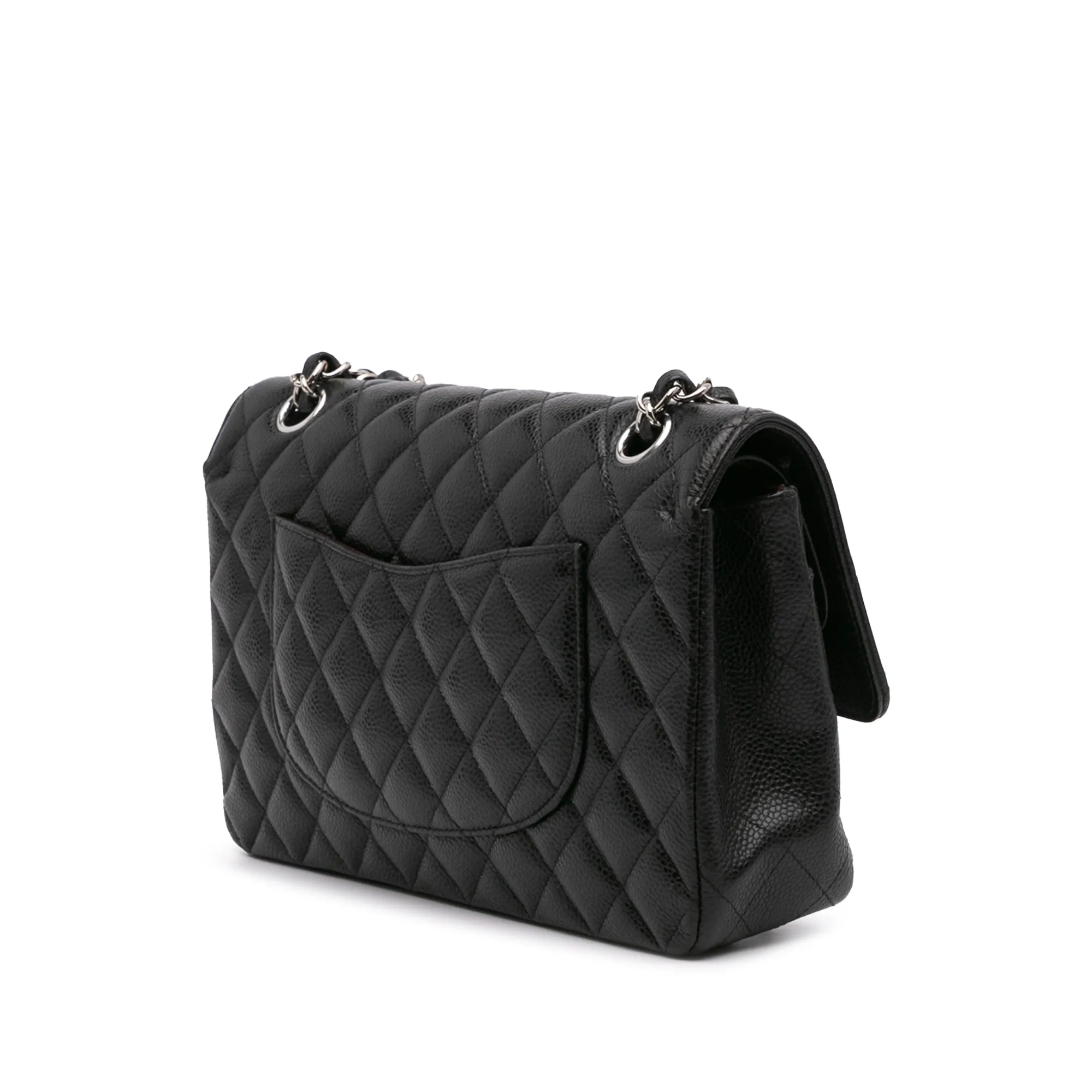 Medium Classic Caviar Double Flap
