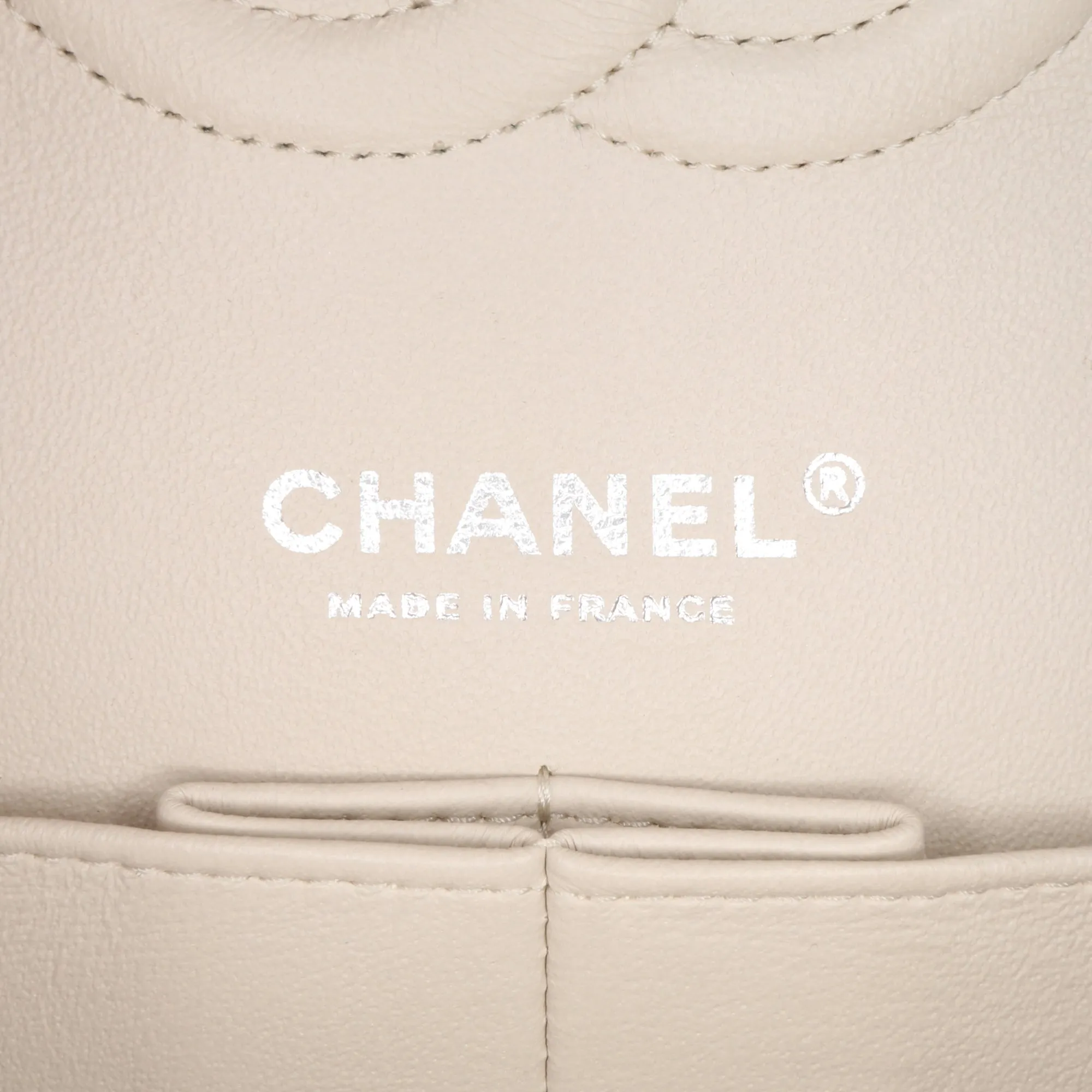 Medium Classic Chevron Lambskin Double Flap