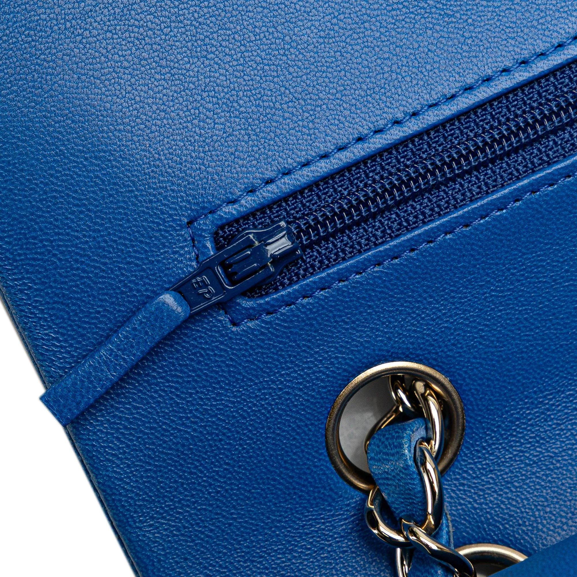 Medium Classic Lambskin Double Flap