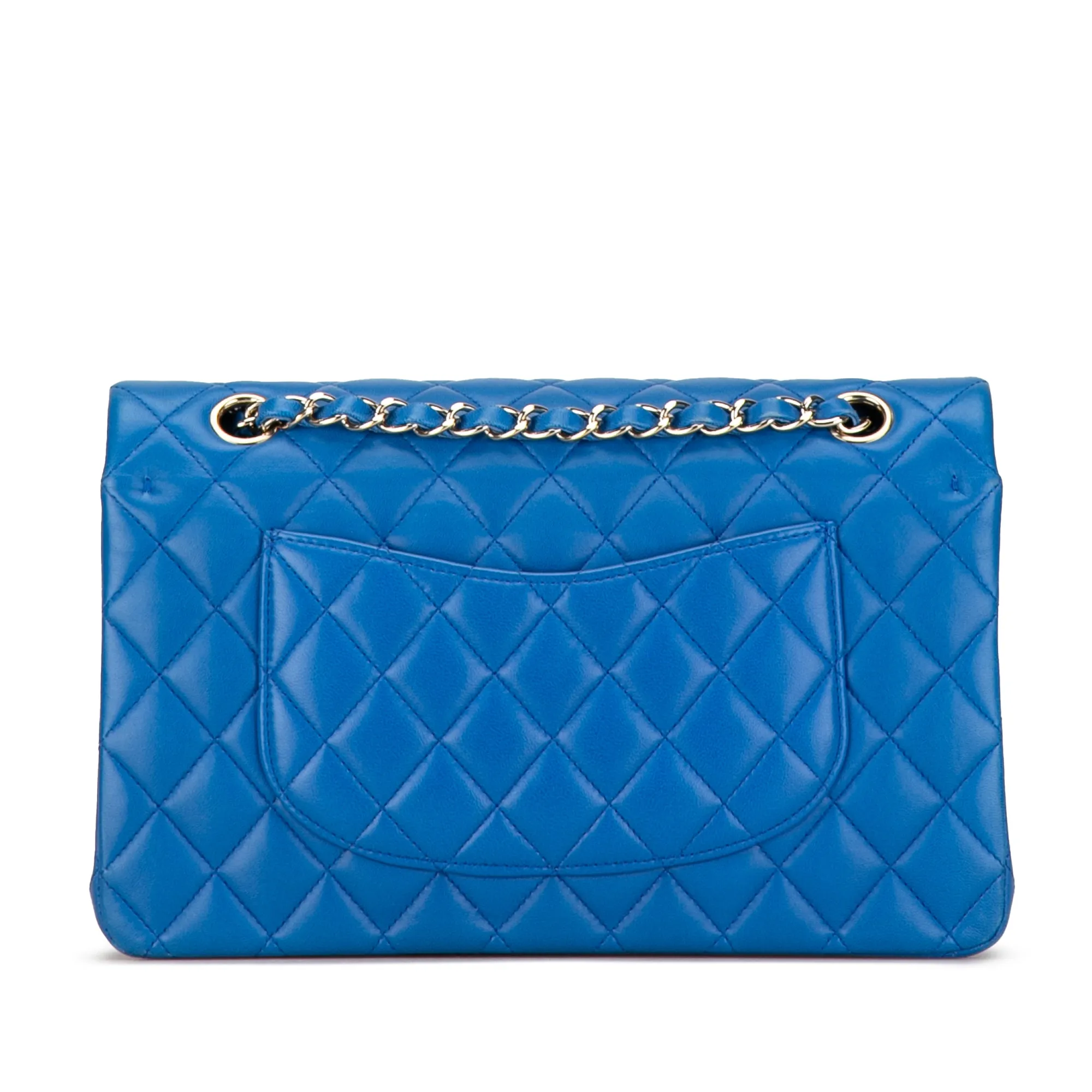 Medium Classic Lambskin Double Flap