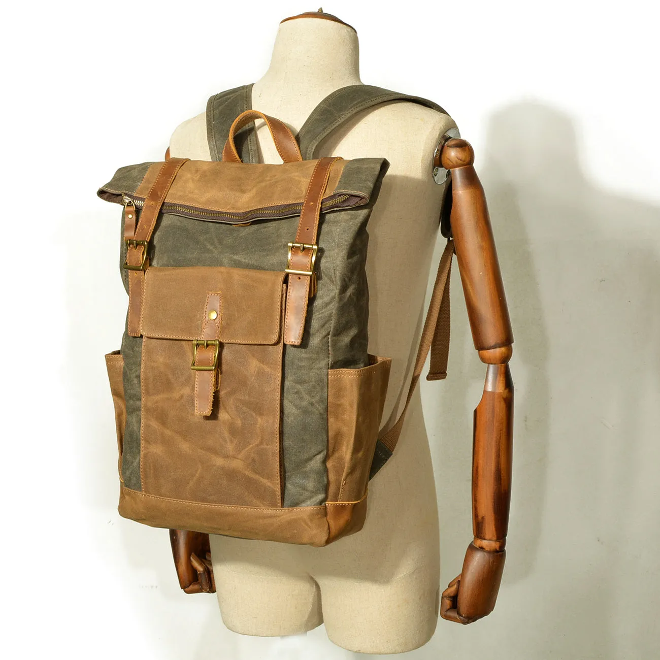 Mens Canvas Backpack | Mount St. Helens