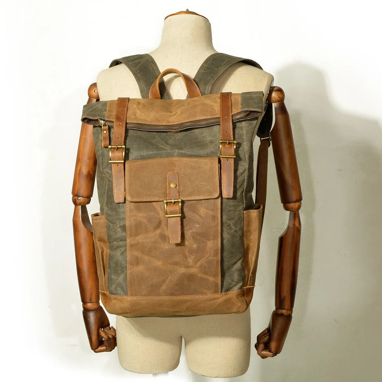Mens Canvas Backpack | Mount St. Helens