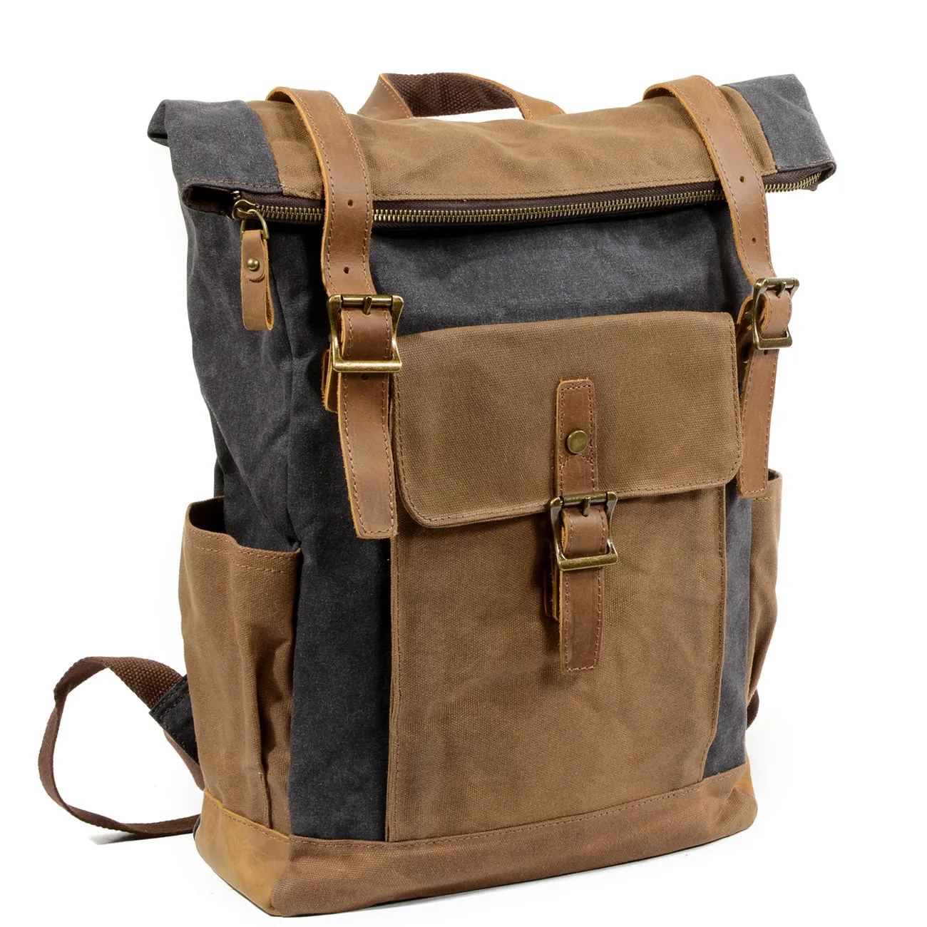 Mens Canvas Backpack | Mount St. Helens