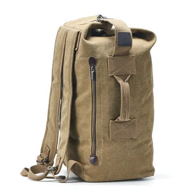Men's Fashion Large Capacity Trend Canvas Backpacks