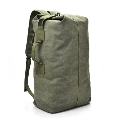 Men's Fashion Large Capacity Trend Canvas Backpacks