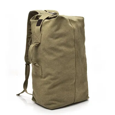 Men's Fashion Large Capacity Trend Canvas Backpacks