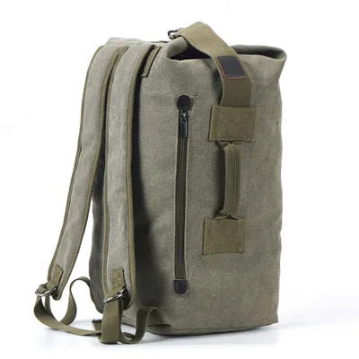 Men's Fashion Large Capacity Trend Canvas Backpacks