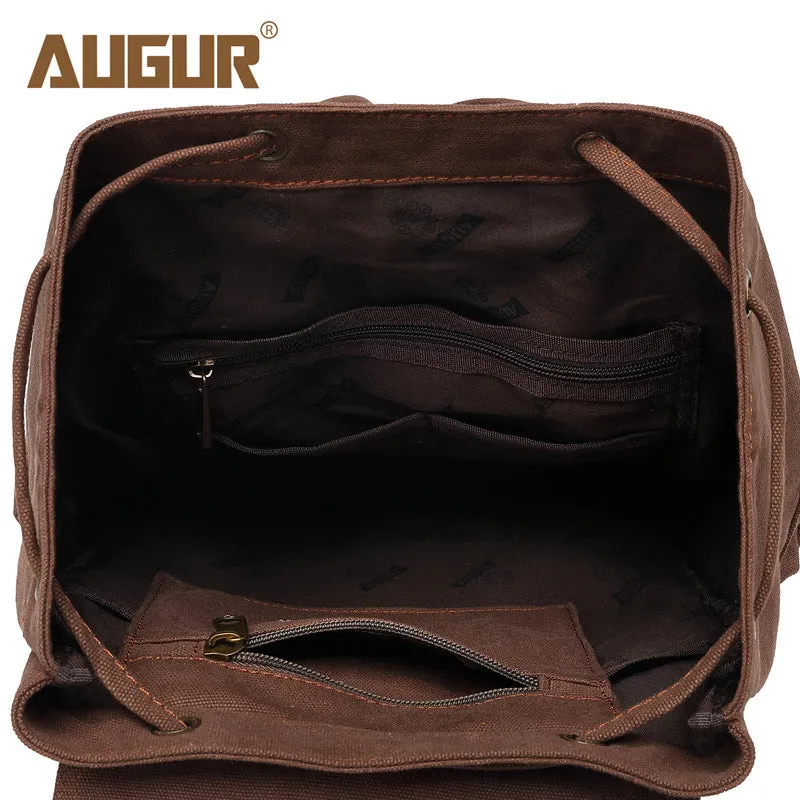 Men's Flying Canvas Retro Computer Now Backpacks