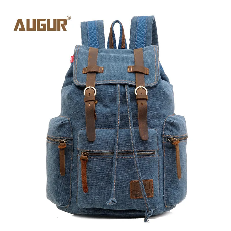 Men's Flying Canvas Retro Computer Now Backpacks