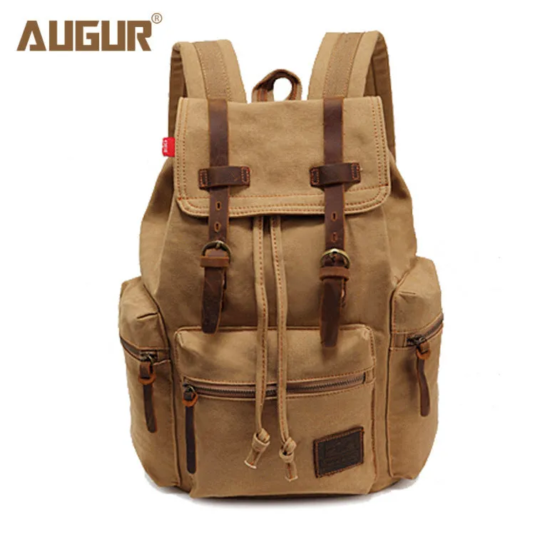 Men's Flying Canvas Retro Computer Now Backpacks