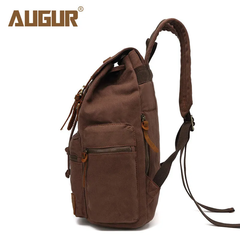 Men's Flying Canvas Retro Computer Now Backpacks