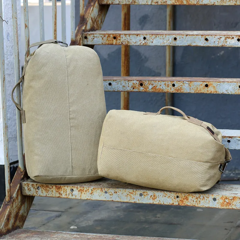 Men's Large Capacity Canvas Portable Leisure Backpacks