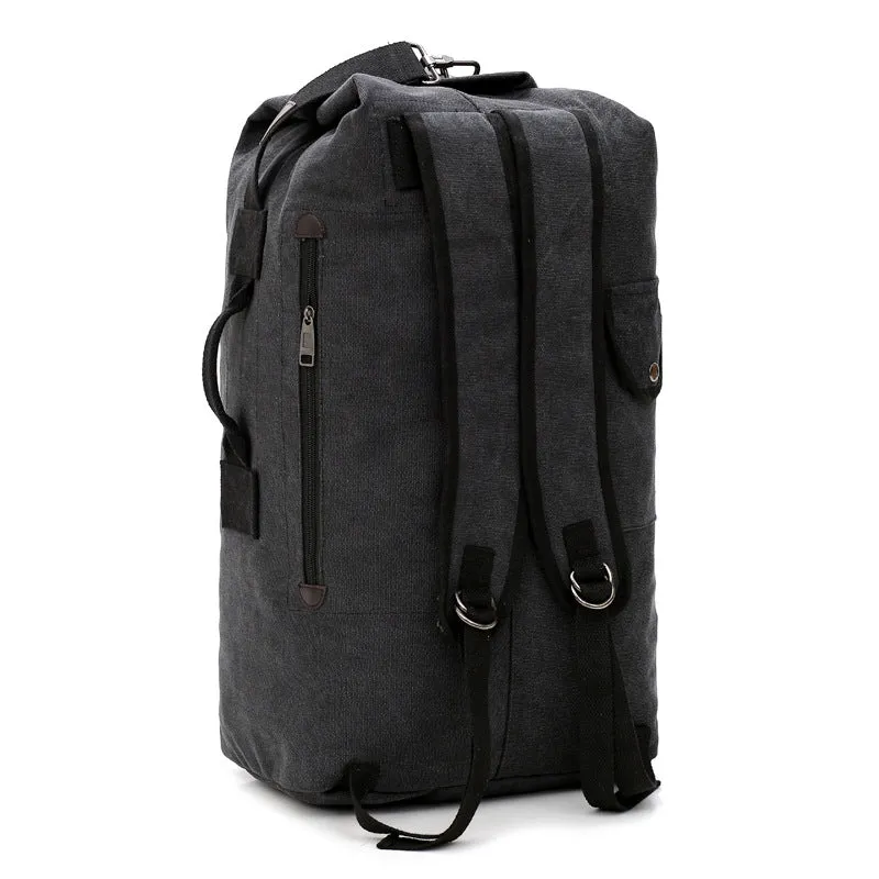 Men's Large Capacity Canvas Portable Leisure Backpacks