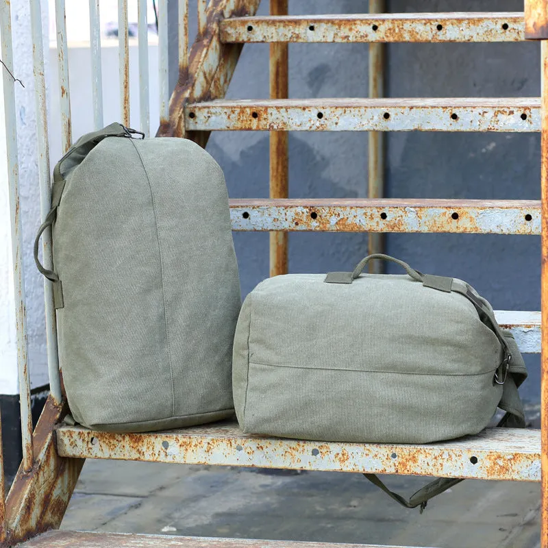 Men's Large Capacity Canvas Portable Leisure Backpacks