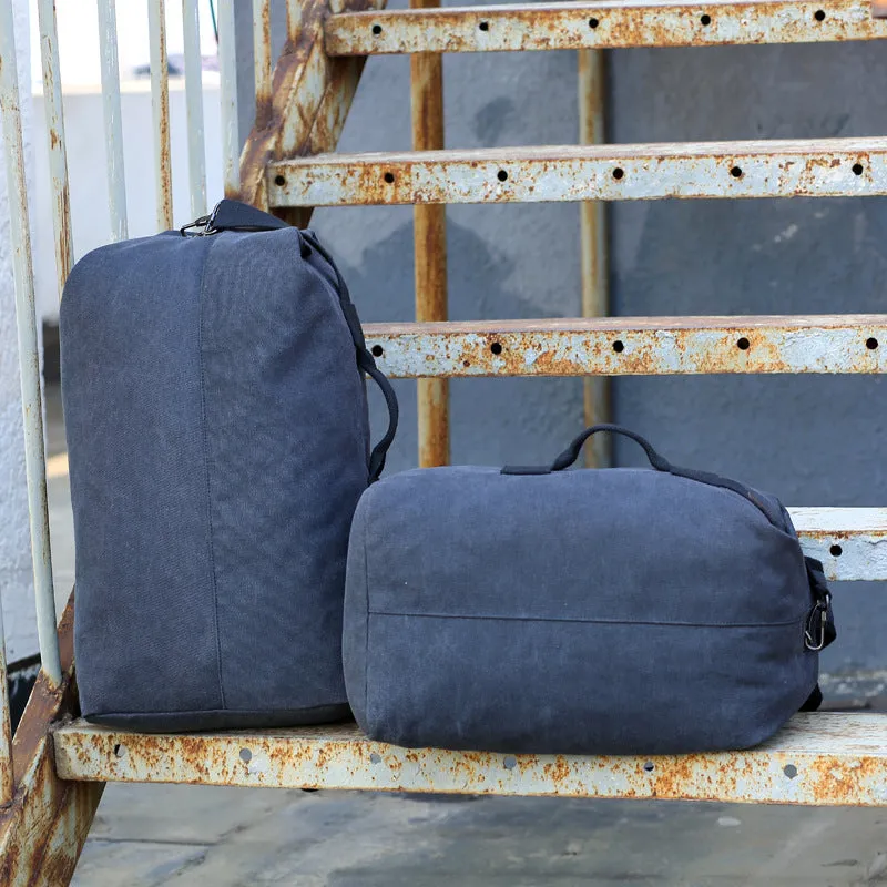 Men's Large Capacity Canvas Portable Leisure Backpacks