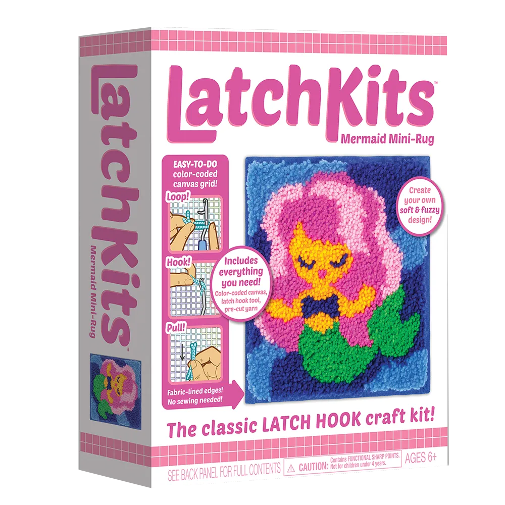 Mermaid Latch Hook Kit