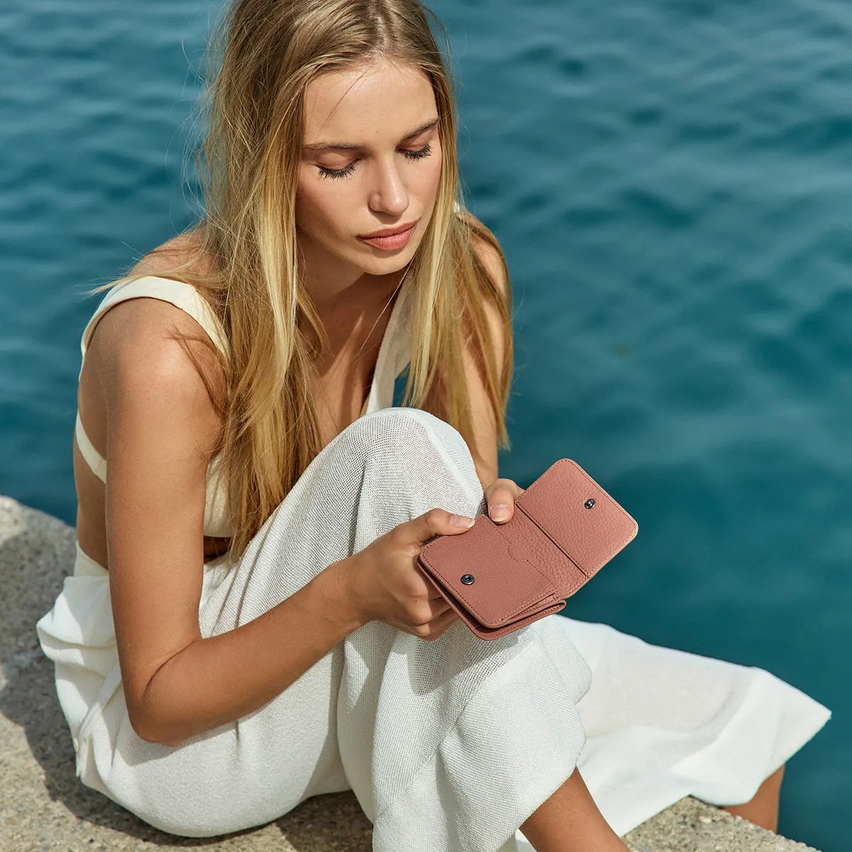 Miles Away Wallet - Dusty Rose