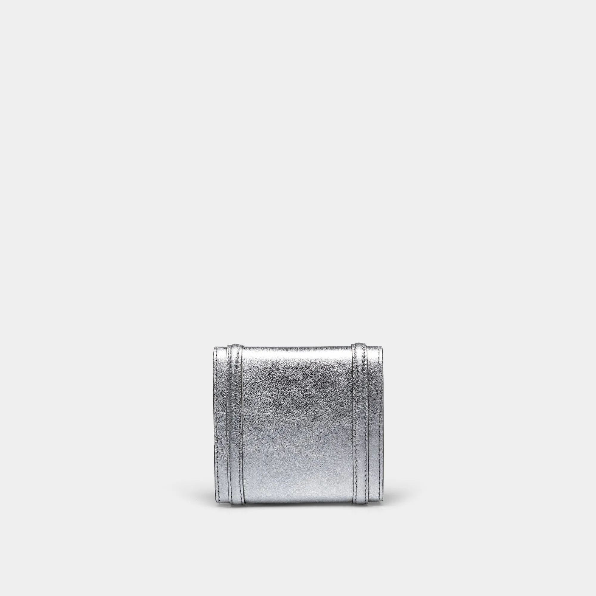 Mini Giovanna Pocket metallic silver