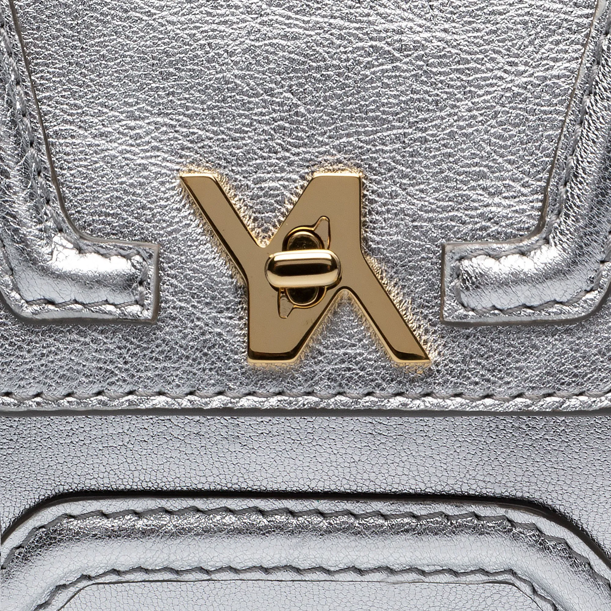 Mini Giovanna Pocket metallic silver