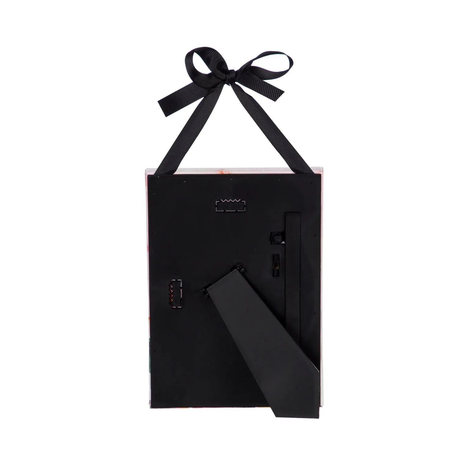 Mini LED Canvas with Ribbon and Easel back, 6"W x 8''H', Happy Life, 3 Asst,6mcl507480