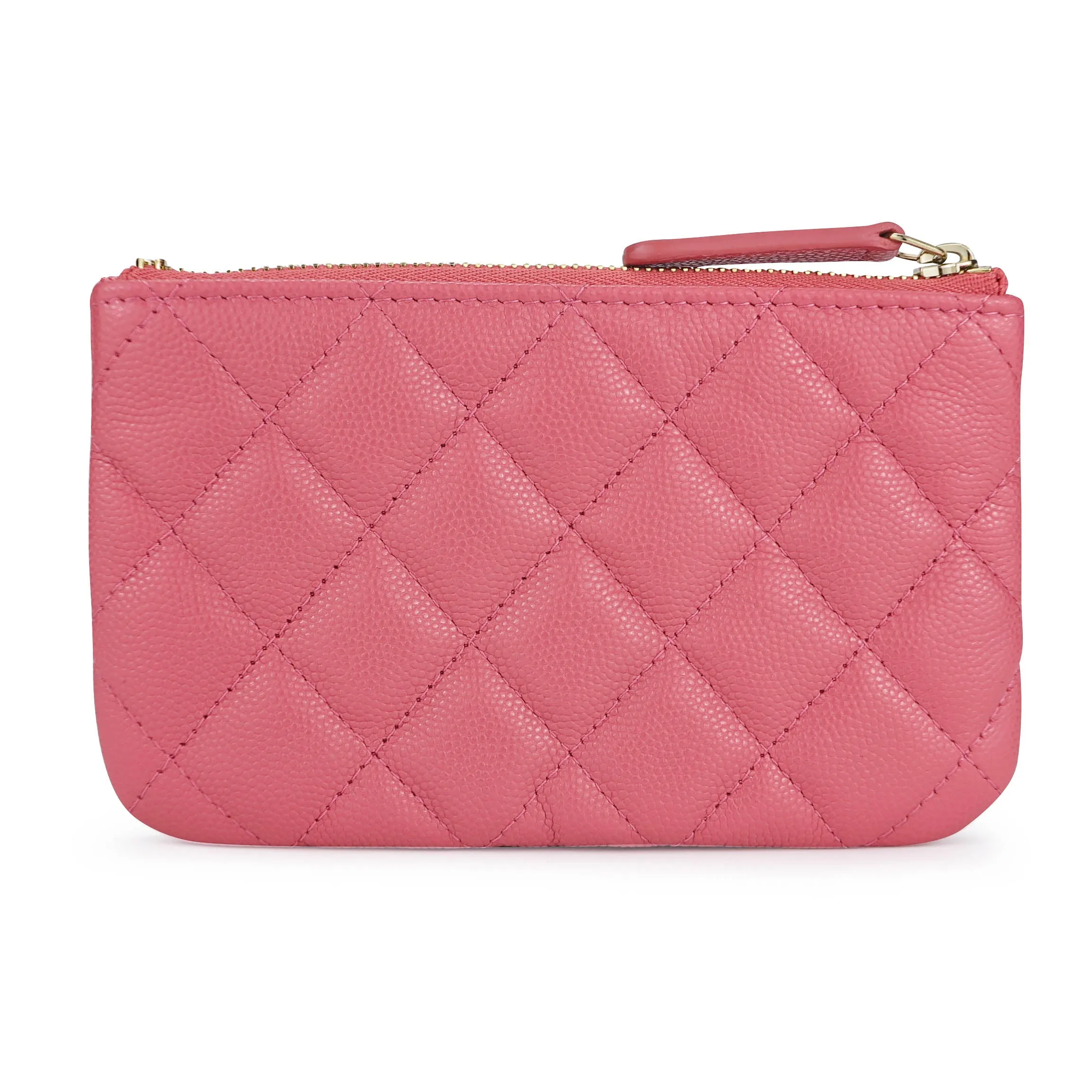 Mini O Case Pouch in 19B Pink Caviar
