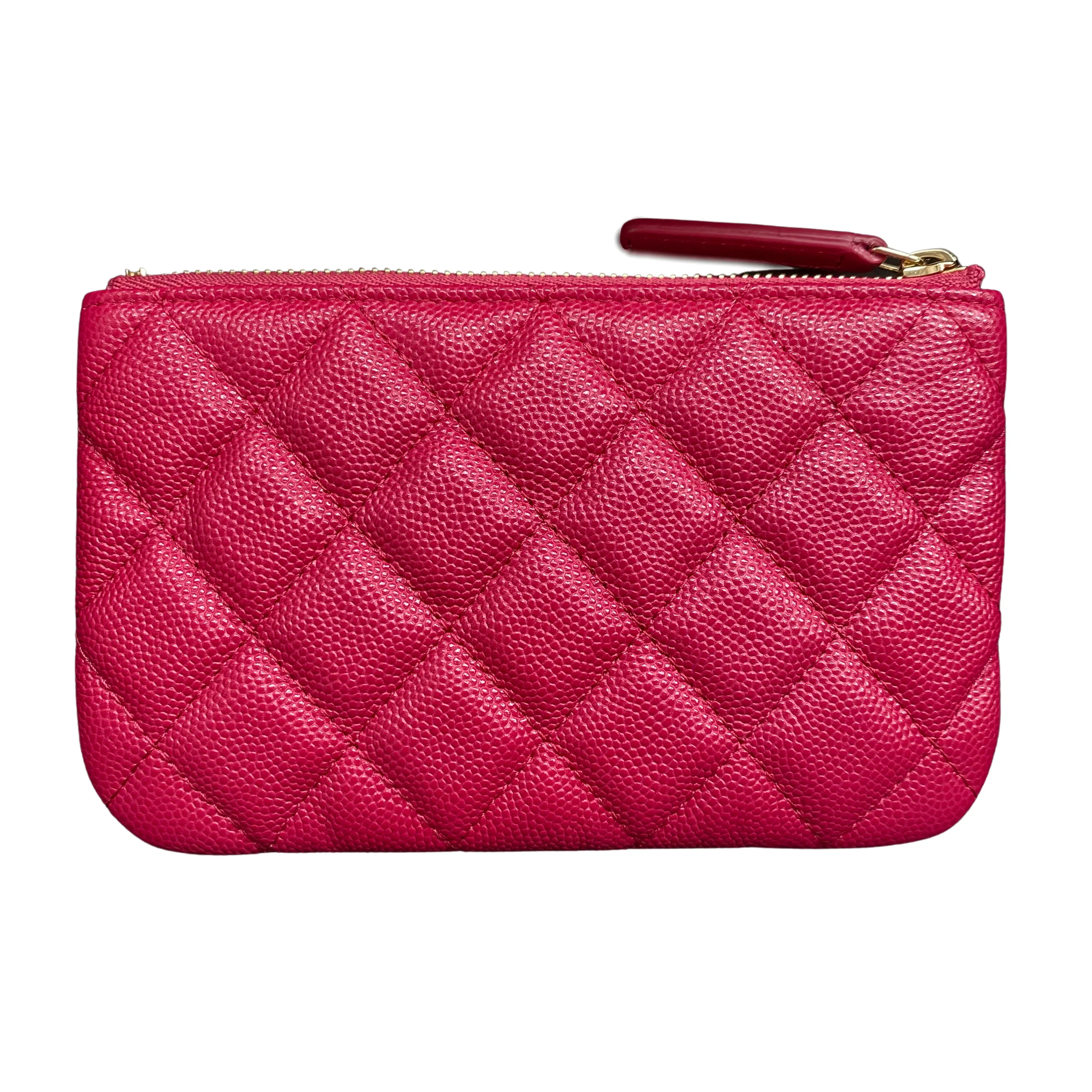 Mini O Case Pouch in 21A Raspberry Caviar