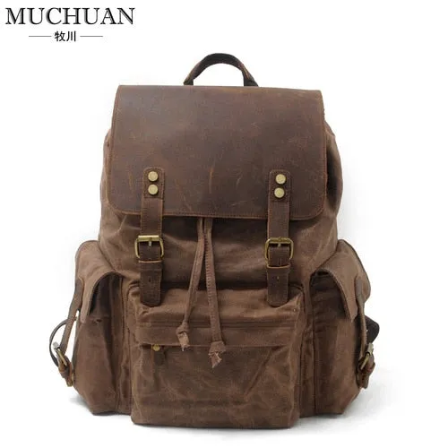 Model 7 MUCHUAN Leather Backpack