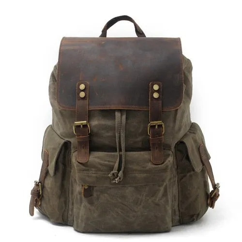 Model 7 MUCHUAN Leather Backpack