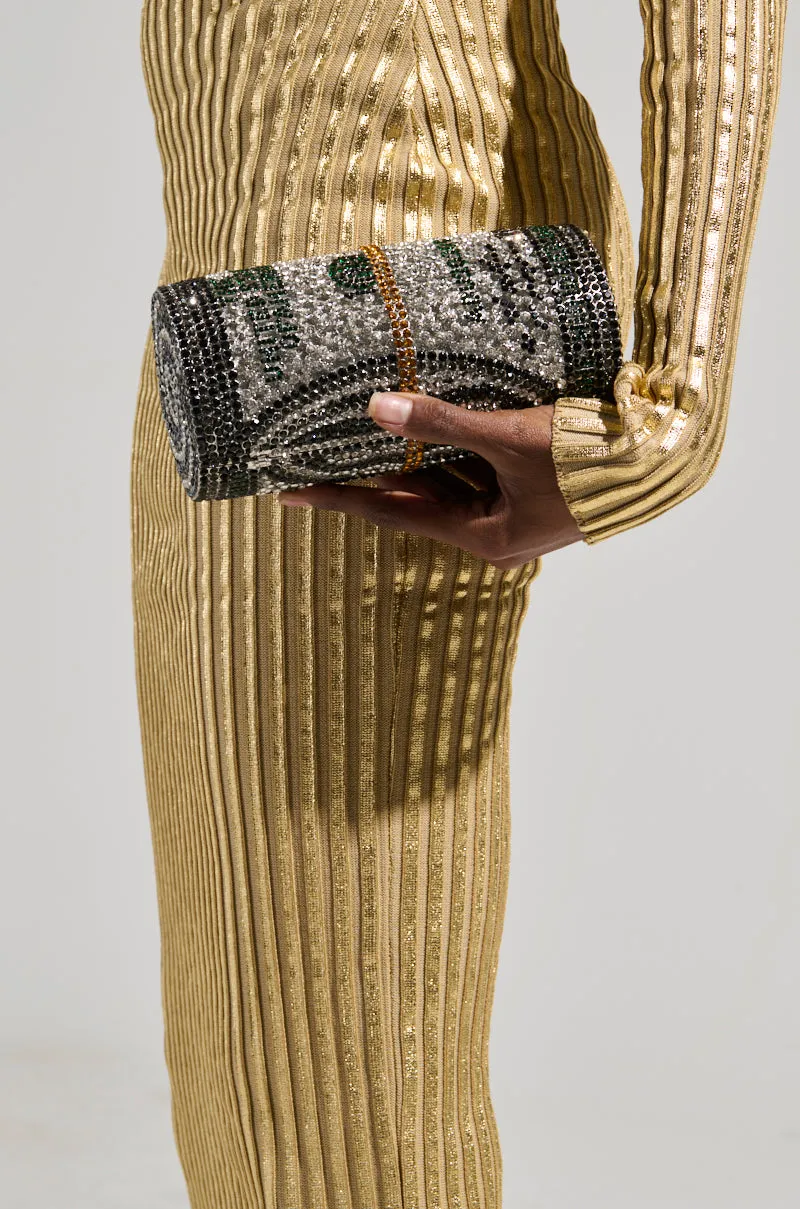 MONEY ON MY MIND BLING CLUTCH