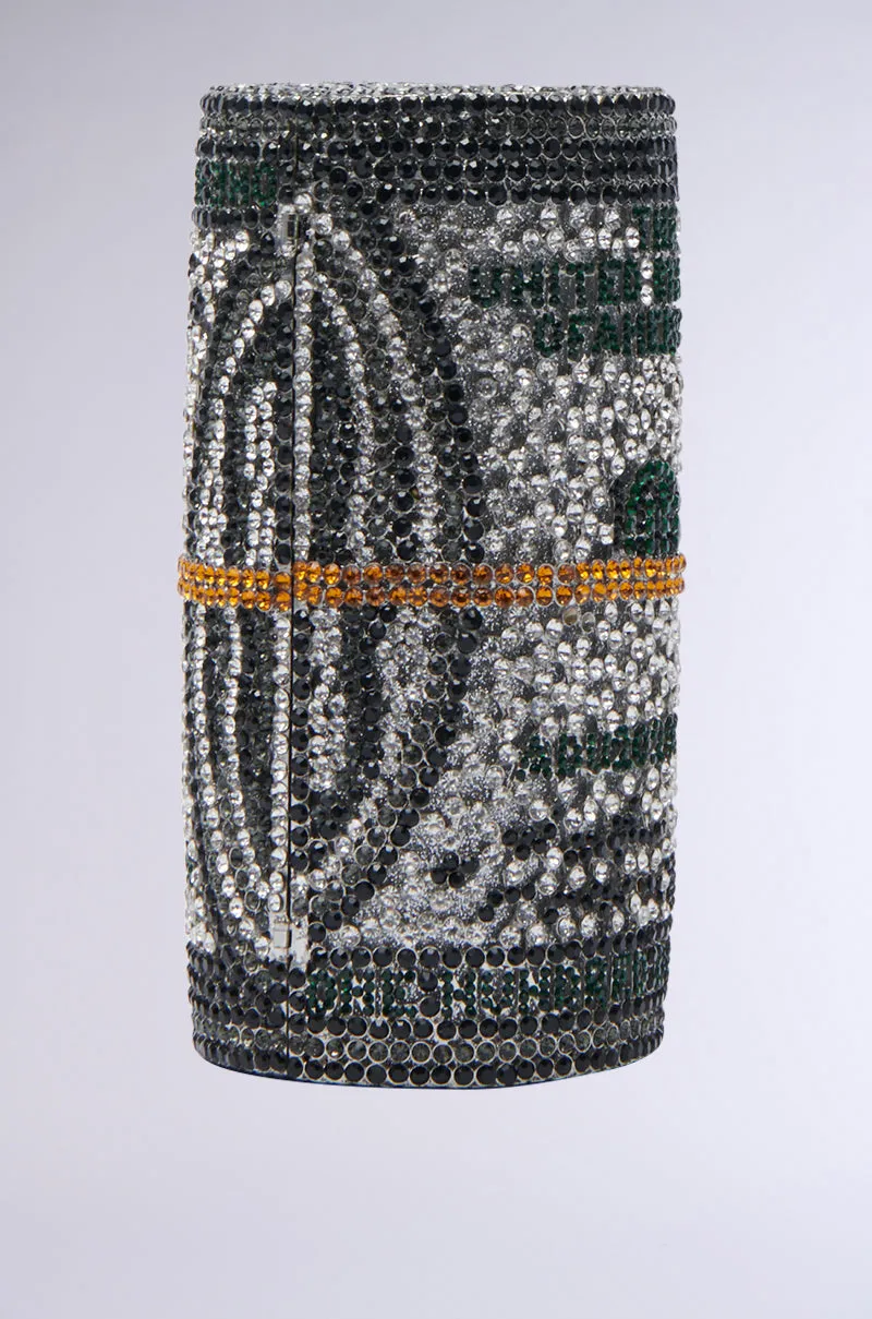 MONEY ON MY MIND BLING CLUTCH